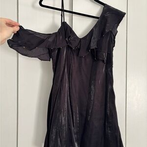 Elegant Black Off-Shoulder Dress